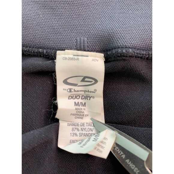 Womens Champion Legging Size Medium Duo Dry Base Layer Capri Pants 1532 black - Picture 7 of 8